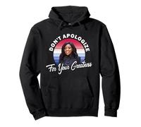 Jasmine Crockett Texas. No te disculpes por tu grandeza Sudadera con Capucha