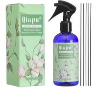 Jasmine Gardenia Bliss Linen & Room Mist | Elegante spray de tela para ropa de cama, sábanas y almohadas, ambientador revitalizante natural con aceites esenciales para elevar tus espacios vitales