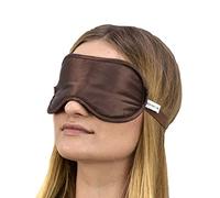 Jasmine Silk Pure Silk Sleep Eye Mask Stein Antifaz Mascara Color Chocolate