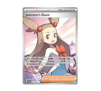 Jasmine's Gaze 233/191 - Tarjeta de entrenamiento de arte completo ultra rara | Cartas Pokémon brillantes | Cartas raras de Pokémon | Chispas emergentes | Pokemon escarlata y violeta | Autenticado por