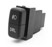 JASMKLX 1 Interruptor de Llave Doble Rojo for luz antiniebla, luz Diurna DRL, botón Compatible for Mitsubishi Pajero V73 V93 Lancer Outlander ASX L200(Front Fog and DRL)