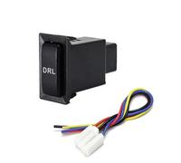 JASMKLX 1 Unidad DRL LED Fuente de alimentación Ventilador Perro electrónico después de la luz antiniebla botón de Interruptor de dirección Apto for Toyota Corolla Land Cruiser 70(DRL)