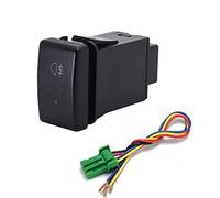 JASMKLX 1 Ventilador de PC, Altavoz, luz antiniebla Delantera, Espejo retrovisor, grabadora de conducción Plegable, botón Interruptor de Radar Apto for Mazda 5(Rear Fog Light)