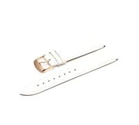 JASMKLX 12 14 16 18 19 19 20 21 22 Band de cuero de 24 mm Reloj de lujo Band Band Watch Viernes Ladies Band rojo Blanco Blanco(White RG,22mm)