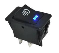 JASMKLX 12V Coche Barco Palanca LED luz antiniebla botón de Encendido/Apagado 4 Pines for Coche Barco Niebla