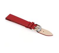 JASMKLX 1pcs 12 mm 14 mm 16 mm 18 mm 20 mm 22 mm Reloj de cuero de grano suave Pulseras de reloj Band Men and Women Straps(RED,20mm)