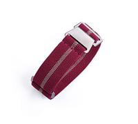 JASMKLX 60s French Troop Bolsa de paracaídas correa Ajuste for la correa de la OTAN 22 mm Pulsera de nylon elástica Accesorios Reloj de reloj Reemplazar las correas de reloj de 20 mm(PINK SAND)