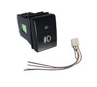 JASMKLX Ajuste for Suzuki Jimny 2007-2015 luz Led Interruptor de luz antiniebla Delantera botón pulsador Estilo de Coche