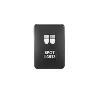 JASMKLX Ajuste for Toyota Landcruiser Yaris RAV4 luz LED Azul Interruptor Iluminado botón de Encendido/Apagado for Cable 33x22mm lámpara antiniebla Trasera Zombie(Spot Light)