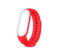 JASMKLX Banda de la pulsera de reemplazo de silicona a prueba de suda for Xiaomi Ajuste for MI BAND 6 5 BANDS / 5 ACCESORIOS DE RELOJ DE LA CORTÓN AFRUEBA(2)