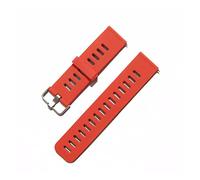 JASMKLX Banda de reloj de doble color de 22 mm R380 R381 R382 Correa de goma de silicona Ajuste for Motorola Moto 360 Fit for Samsung Gear 2(Red)
