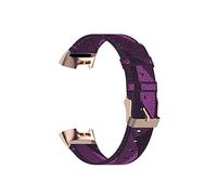 JASMKLX Candiones de relojes de nylon Fit for Fitbit CHARGE3 CHARGE4 BAND FASHION DURANTE TEA DURANTES A prueba de golpes Resistente a la pulsera Resistente a la pulsera Accesorios(3)