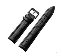 JASMKLX Correa de cuero 12mm-24mm reloj de acero correa correa correa correa pulsera + caja de regalo(Beige,21mm)