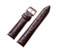 JASMKLX Correa de cuero 12mm-24mm reloj de acero correa correa correa correa pulsera + caja de regalo(Smokey Mauve,23mm)