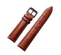 JASMKLX Correa de cuero 12mm-24mm reloj de acero correa correa correa correa pulsera + caja de regalo(GREEN BLUE,23mm)