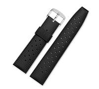 JASMKLX Correa de goma for reloj compatible for Seiko SRP777J1, compatible for Omega, resistente al agua, deportiva, for buceo, correa transpirable, pulsera de reloj de 20mm y 22mm(Black,22MM_BUCKLE B