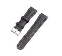 JASMKLX Correa de reloj de cuero unisex en forma for Suunto X-Lander Reloj Accesorios Premium Goma de sudor sudor reemplazo banda de pulsera(Genuine Leath)