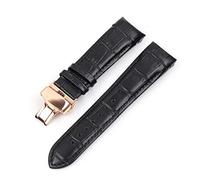 JASMKLX Cuero curvado de cuero Reloj de reloj 22 mm 23 mm 24 mm Ajuste for Tissot T035 AutomatC Man Watch Band Band Strap Steel Hebilla Pulsera de muñeca(5,23mm)