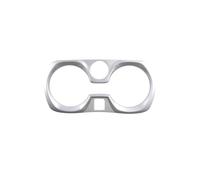 JASMKLX Embellecedor for Panel de portavasos de Coche, ABS G20, decoración de Marco, Pegatina de Estilo Interior de Coche, Compatible for BMW Serie 3 G20 G28 2019-2021(Silver)