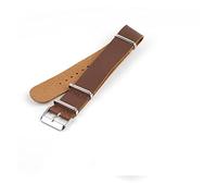 JASMKLX Hombres de cuero Mujeres WheamBand18mm 20mm 22mm 24 mm Reemplazo ajustable for accesorios de reloj(Brown,20mm)
