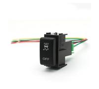 JASMKLX Luz LED automática ABS Interruptor de Apagado Ventilador Frontal antiniebla botón de Maletero for Cable Apto for Nissan TIIDA Patrol Y62 Altima X-Trail Qhashqai 2008-2015(ABS Off)