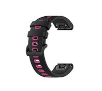 JASMKLX Moda duradera anti-caída de la correa de la correa for Garmin Fit for Fenix 6x 5x Apto for zafiro GPS PRO Banda de pulsera de reemplazo a prueba de agua Fenix5x Puls(4,Fenix 6X PRO)