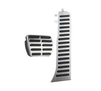 JASMKLX Pedales de Coche Aptos for Audi Q3 2013-2018 LHD, Acelerador, Freno, reposapiés, Almohadillas de Pedal, Cubierta, Estilo de Coche(AT Without Rest)