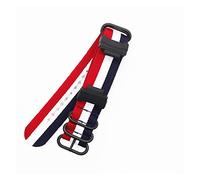 JASMKLX Pulsera de correa de nylon a prueba de sudor for Casio AQS810W / AEQ-110W / W-735H 2 Banda de reloj de pulsera de la correa de la correa de grado de 4 mm(41 EU)