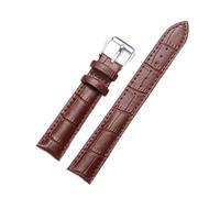 JASMKLX Reloj de cuero 12mm 14mm 16mm 18mm 19 mm 20 mm 21mm 22 mm 24 mm correas de reloj for hombres mujeres(Brown,18mm)