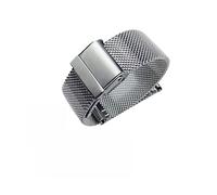 JASMKLX Reloj de reloj 18 mm 20 mm 22 mm Metal de acero inoxidable universal adecuado for Dw Banda correa pulsera accesorios negro rosa oro plata(Silver,17mm)