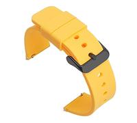 JASMKLX Sport Silicone Strap Strap Wnist Bracelet Fit For Samsung Fit for Galaxy Fit for Active 2 Fit for Huawei GT 2E Fit For Quartz Fit For Business Watch 14 16 18 20 mm 22 mm 24 mm de 24 mm(Yellow0