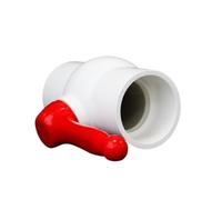 JASMKLX Válvula de Bola de PVC for Tornillo de conexión for tubería de Suministro de Agua de 90 mm(90mm Socket)