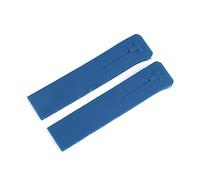 JASMKLX Wheamband de silicona 20 mm 21mm deportes toque T013 t047 Correa de goma T-Sport Wamkband impermeable T013420A T047420A T33 Apto for Tissot(Blue noclasp 21mm)