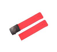 JASMKLX Wheamband de silicona 20 mm 21mm deportes toque T013 t047 Correa de goma T-Sport Wamkband impermeable T013420A T047420A T33 Apto for Tissot(Red black 21mm)