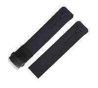JASMKLX Wheamband de silicona 20 mm 21mm deportes toque T013 t047 Correa de goma T-Sport Wamkband impermeable T013420A T047420A T33 Apto for Tissot(Black black 21mm)