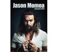 Jason Momoa - Calendario de pared 2026, tamaño A3, 29,7 x 42 cm, 12 fotografías mensuales, encuadernado con alambre, a todo color