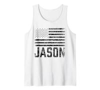 Jason Nombre Nombre Nombre EE.UU. Personalizado Camiseta sin Mangas