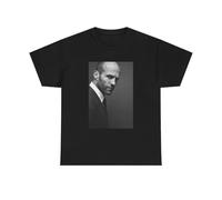 Jason Statham Tshirt Retro Poster !! Actor Unisex Heavy Cotton tee Black 3XL