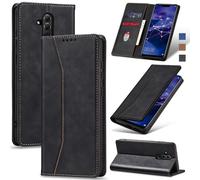 Jasonyu Funda para Huawei Mate 20 Lite Flip Case,Negro