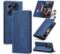 Jasonyu Funda para Motorola Edge 70 Pro,Cuero PU Carcasa,Tipo Libro Flip Case con Tarjetas y Cartera,Soporte Plegable,Cierre magnético,Capa (Azul)