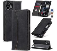 Jasonyu Funda para Nothing CMF Phone 2 Pro Flip Case,Negro