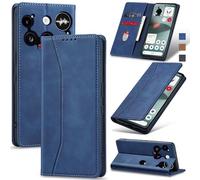Jasonyu Funda para Nothing Phone 3,Cuero PU Carcasa,Tipo Libro Flip Case con Tarjetas y Cartera,Soporte Plegable,Cierre magnético,Capa (Azul)