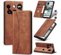 Jasonyu Funda para Nothing Phone 3 Flip Case,Marrón