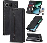 Jasonyu Funda para OnePlus Nord 4,Cuero PU Carcasa,Tipo Libro Flip Case con Tarjetas y Cartera,Soporte Plegable,Cierre magnético,Capa (Negro)