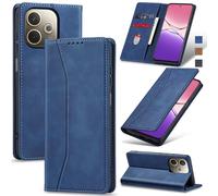 Jasonyu Funda para OPPO A5 Pro 4G/5G,Cuero PU Carcasa,Tipo Libro Flip Case con Tarjetas y Cartera,Soporte Plegable,Cierre magnético,Capa (Azul)