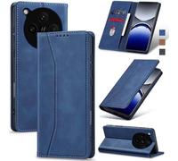 Jasonyu Funda para OPPO Find X8 Pro,Cuero PU Carcasa,Tipo Libro Flip Case con Tarjetas y Cartera,Soporte Plegable,Cierre magnético,Capa (Azul)