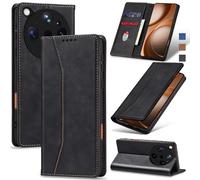 Jasonyu Funda para OPPO Find X9 Ultra,Cuero PU Carcasa,Tipo Libro Flip Case con Tarjetas y Cartera,Soporte Plegable,Cierre magnético,Capa (Negro)