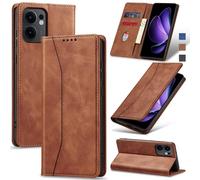 Jasonyu Funda para OPPO Reno13 F 5G/4G/Reno13 FS,Cuero PU Carcasa,Tipo Libro Flip Case con Tarjetas y Cartera,Soporte Plegable,Cierre magnético,Capa (Marrón)