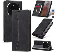 Jasonyu Funda para Xiaomi Nothing Phone 3a Pro Flip Case,Negro