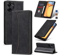 Jasonyu Funda para Xiaomi Redmi 13C 4G/Poco C65, Cuero PU Carcasa, Tipo Libro Flip Case con Tarjetas y Cartera, Soporte Plegable, Cierre magnético, Capa (Negro)